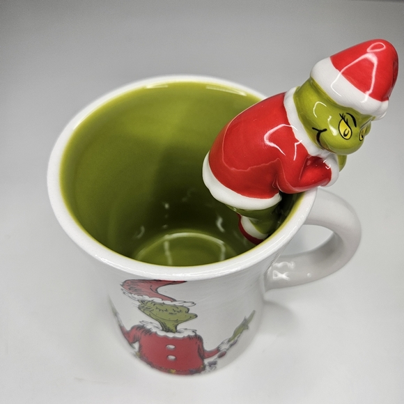 Dr. Seuss The Grinch Who Stole Christmas Coffee Mugs Grinchmas Set of 2 - Picture 3 of 15